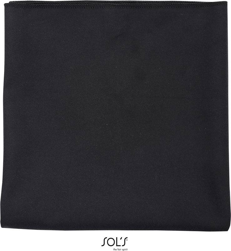 SOL'S | Atoll 30, Uterák pre hostí z mikrovlákna, čierna