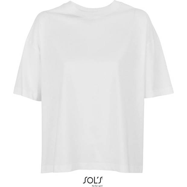 SOL'S | Boxy Women, Dámské oversize tričko, bílá, XS SOL'S | Boxy Women, Dámské oversize tričko, bílá, XS