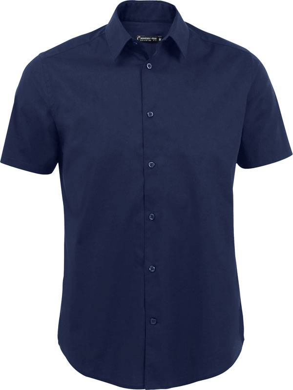 SOL'S | Broadway, Elastická košeľa s krátkym rukávom, modrá dark, 4XL