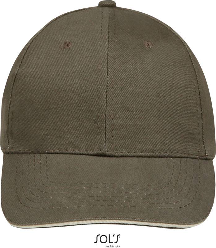 zelená army - hnědá beige