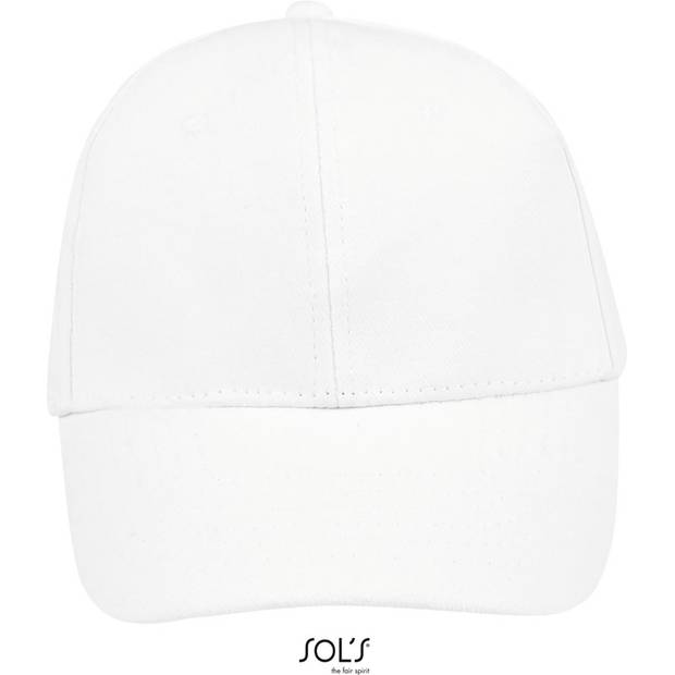 SOL'S | Buffalo, 6 panelová baseball. šiltovka, biela SOL'S | Buffalo, 6 panelová baseball. šiltovka, biela