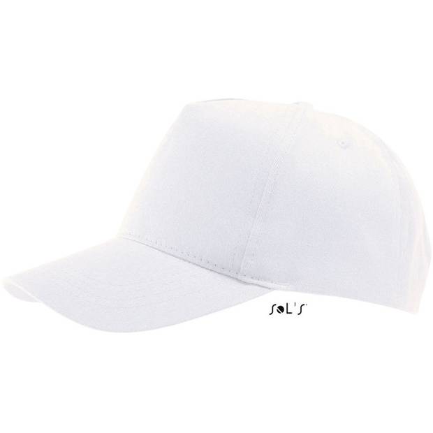 SOL'S | Buzz, 5 panelová šiltovka, biela SOL'S | Buzz, 5 panelová šiltovka, biela