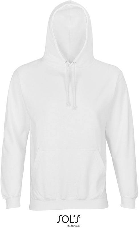 SOL'S | Condor, Unisex mikina s kapuc., biela, XS