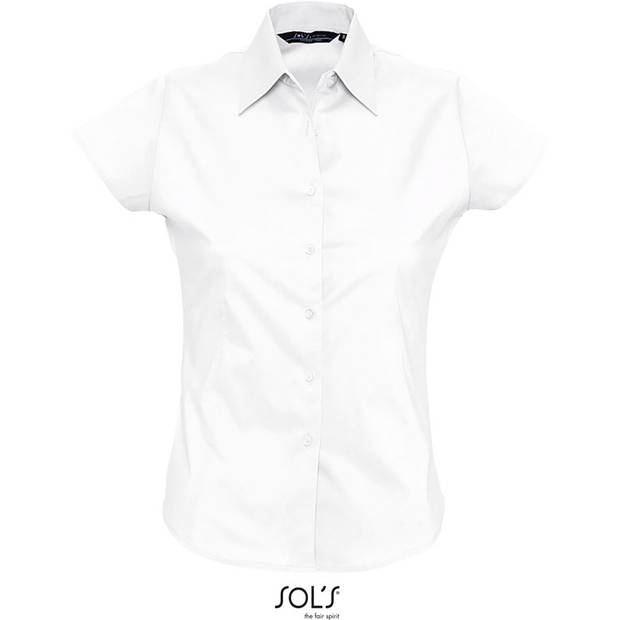 SOL'S | Excess, Elastická halenka s krátkym rukávom, biela, XS SOL'S | Excess, Elastická halenka s krátkym rukávom, biela, XS