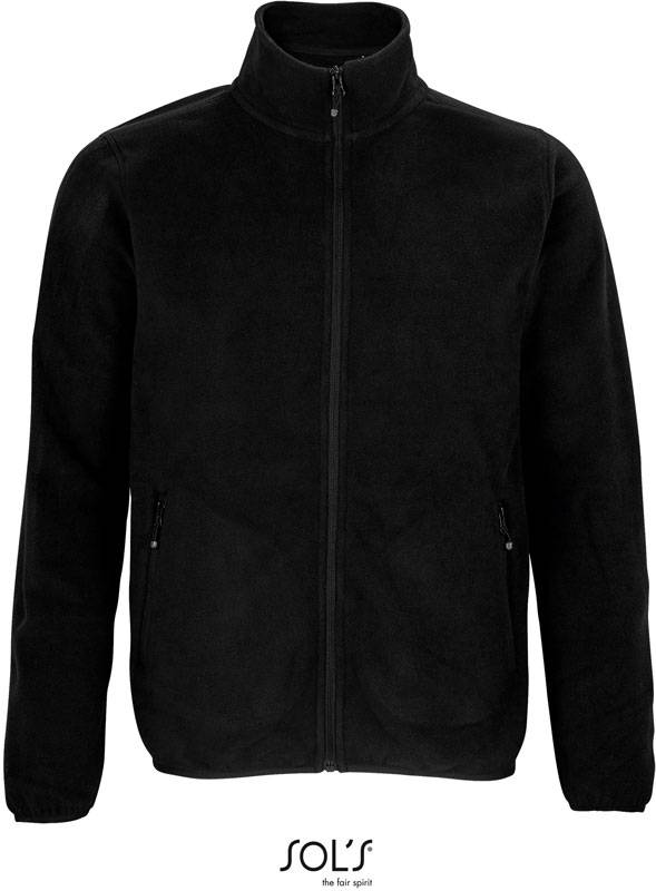 SOL'S | Factor Men, Pánska fleecová bunda, čierna, S