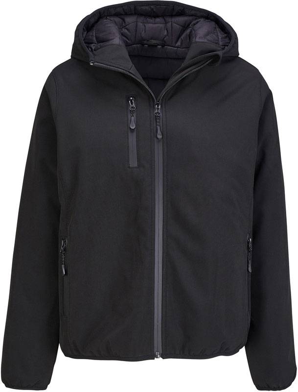 SOL'S|Falcon Padded Women, Dámska 3vrstv.zimná softshell bunda, čierna, S