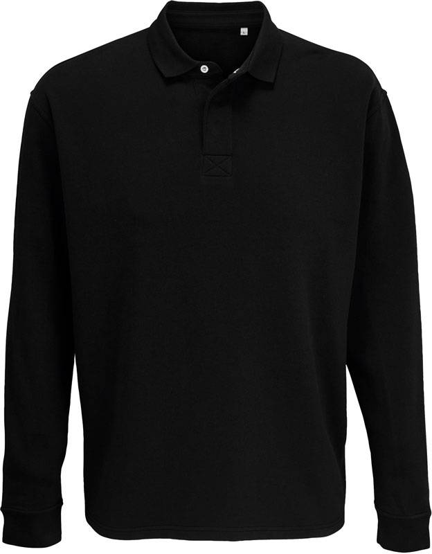 SOL'S | Heritage, Polo mikina, čierna, XS