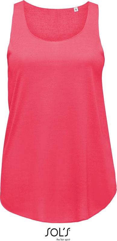 SOL'S | Jade, Dámske tielko, červená neon coral, XS/S