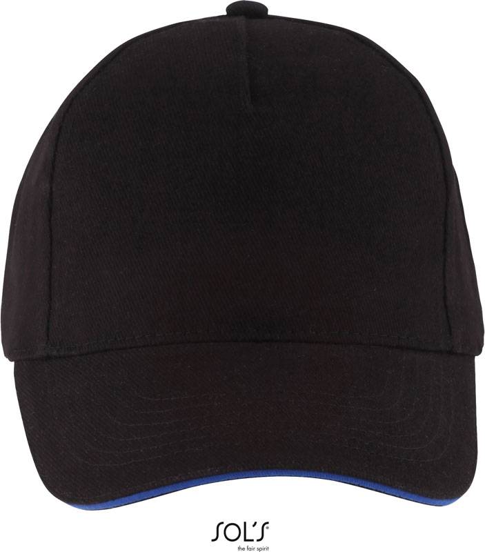 černá - modrá royal