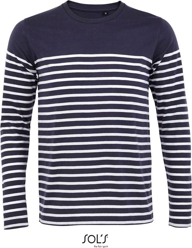 modrá french navy - biela