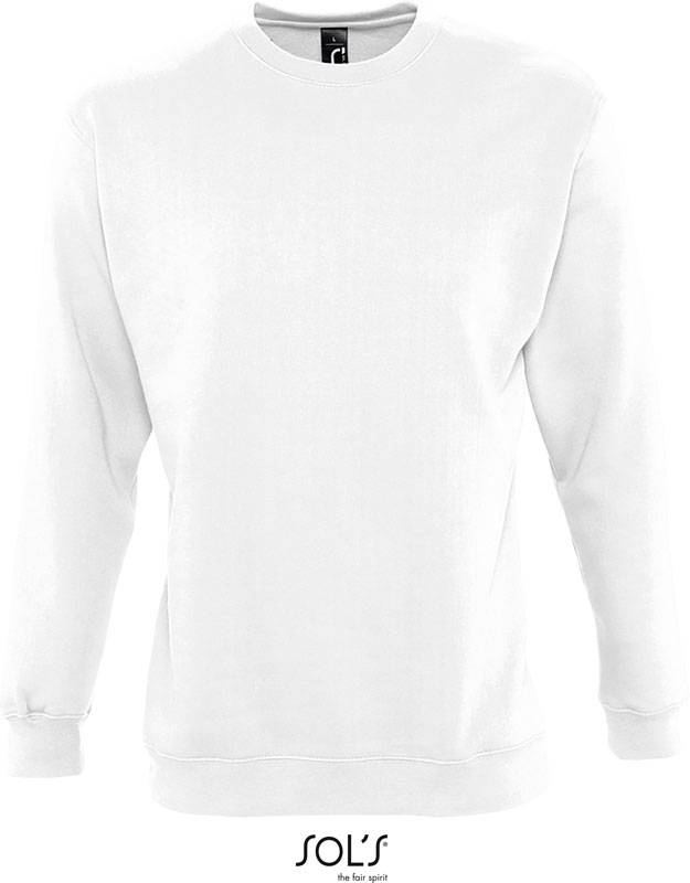 SOL'S | New Supreme, Unisex mikina, bílá, XS