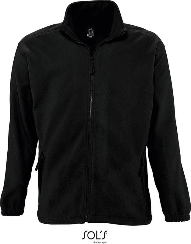 SOL'S | North, Fleecová bunda, čierna, XS