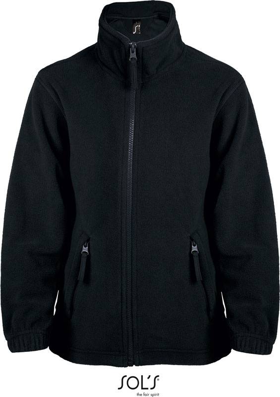 SOL'S | North Kids, Dětská fleecová bunda, černá, 4 Y