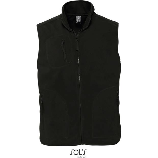 SOL'S | Norway, Fleecová vesta, čierna, XS SOL'S | Norway, Fleecová vesta, čierna, XS