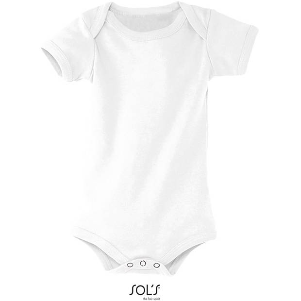 SOL'S | Organic Bambino, Dětské žebrované body z bio bavlny, bílá, 3-6 SOL'S | Organic Bambino, Dětské žebrované body z bio bavlny, bílá, 3-6