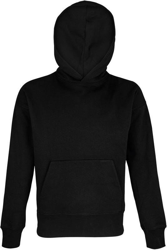 SOL'S | Origin, Oversize mikina s kapuc., čierna, XXL