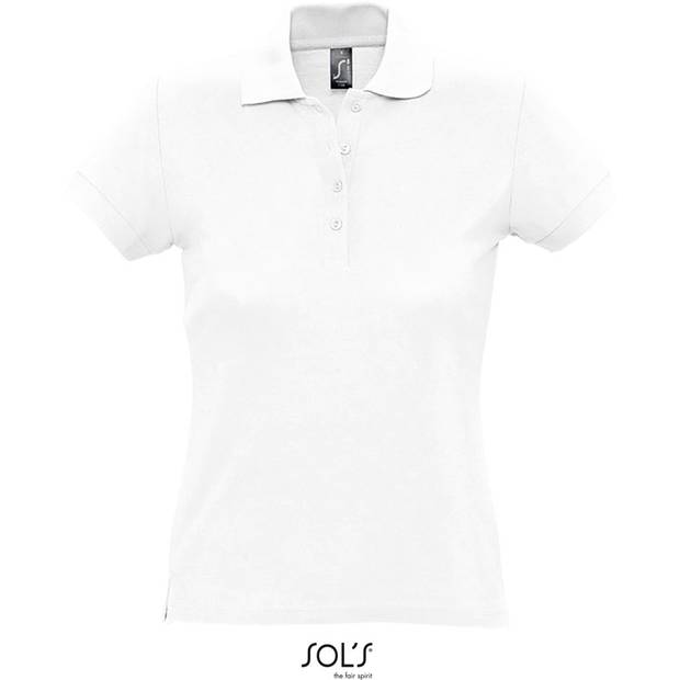 SOL'S | Passion, Dámské piqué polo, bílá, S SOL'S | Passion, Dámské piqué polo, bílá, S