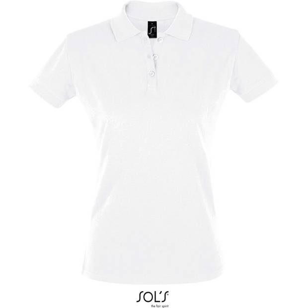 SOL'S | Perfect Women, Dámské piqué polo, bílá, S SOL'S | Perfect Women, Dámské piqué polo, bílá, S