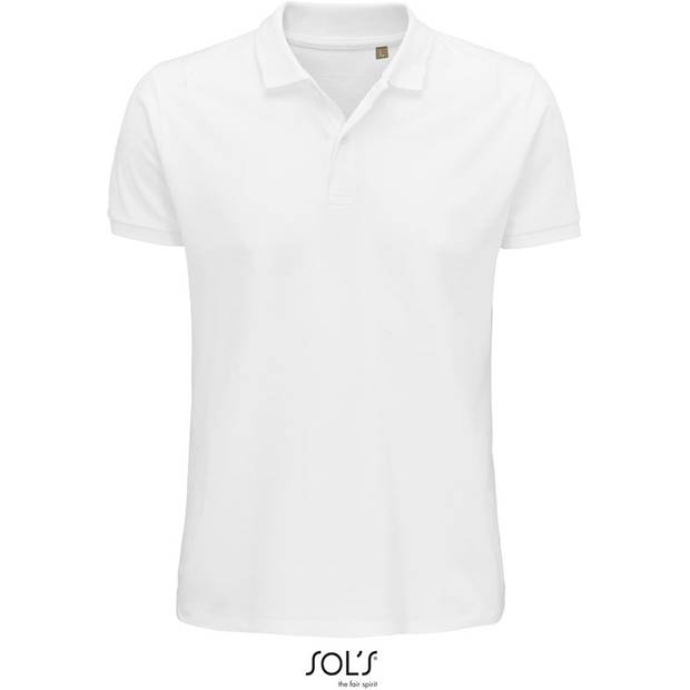 SOL'S | Planet Men, Pánske polo z bio bavlny, biela, S SOL'S | Planet Men, Pánske polo z bio bavlny, biela, S