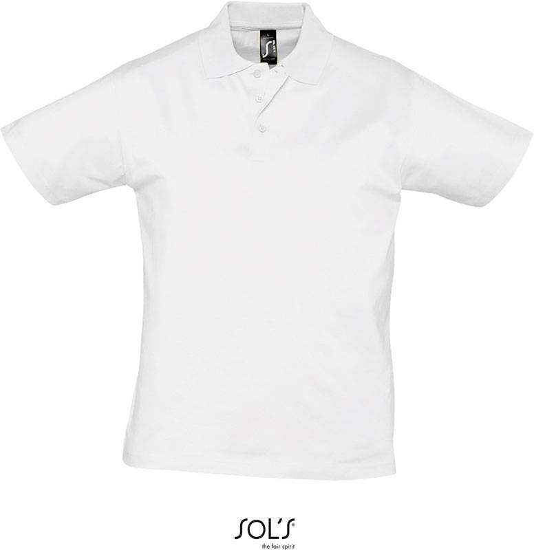 SOL'S | Prescott Men, Pánske polo, biela, S