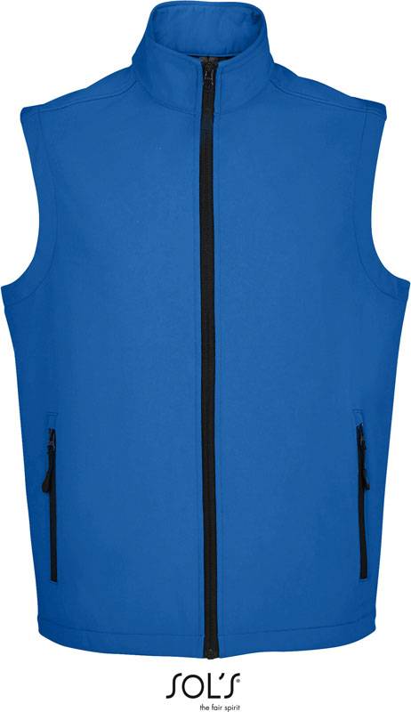 SOL'S | Race BW Men, Pánska 2-vrst. softshell. vesta, modrá royal, XXL