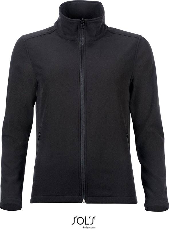 SOL'S | Race Women, Dámska 2-vrst. softshell. bunda, čierna, M