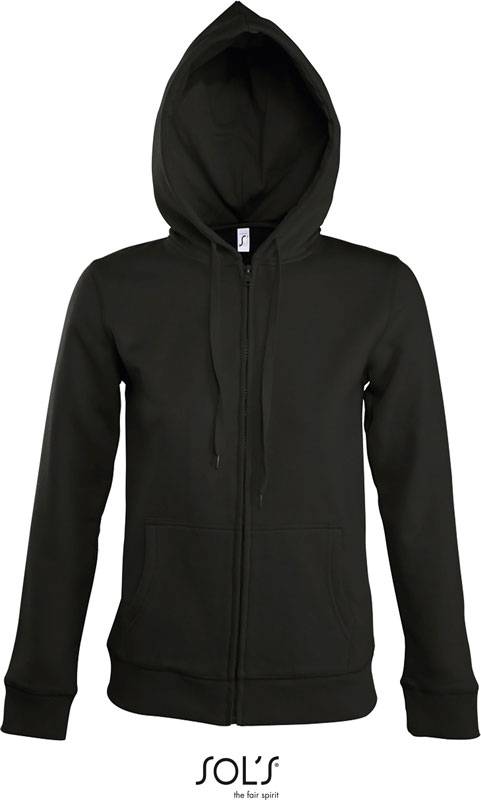 SOL'S | Seven Women, Dámska mikina s kapuc., čierna, S