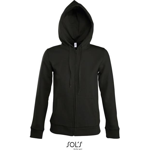 SOL'S | Seven Women, Dámska mikina s kapuc., čierna, S SOL'S | Seven Women, Dámska mikina s kapuc., čierna, S