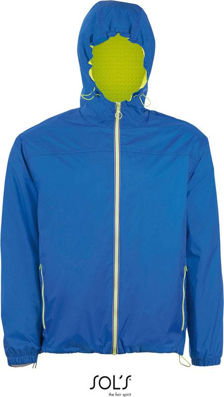 modrá royal - žlutá neon