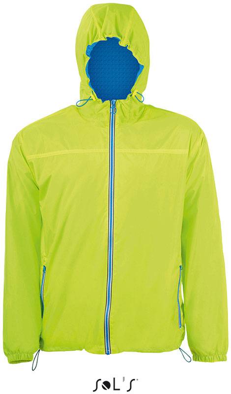 zelená neon lime - modrá royal