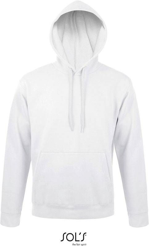 SOL'S | Snake, Unisex mikina s kapuc., biela, XXL