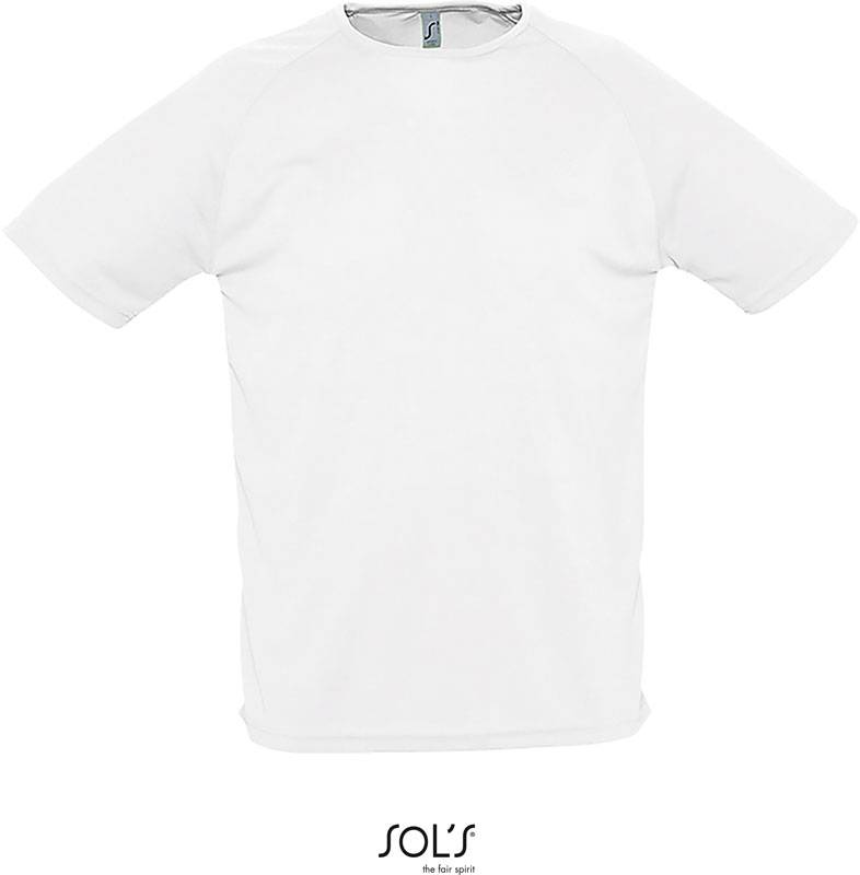 SOL'S | Sporty, Pánske šport. tričko, biela, XS