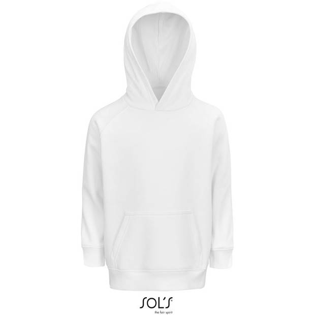 SOL'S | Stellar Kids, Detská bio mikina s kapuc., biela, 4 Y SOL'S | Stellar Kids, Detská bio mikina s kapuc., biela, 4 Y