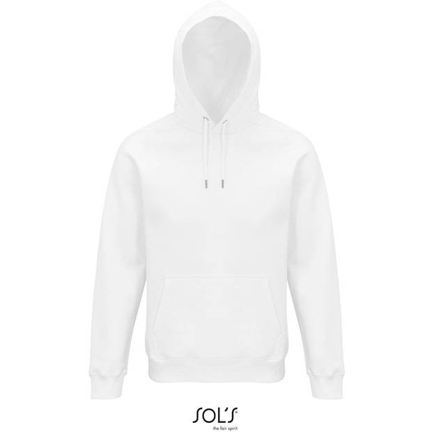 SOL'S | Stellar, Unisex bio raglánová mikina s kapucí, bílá, XS SOL'S | Stellar, Unisex bio raglánová mikina s kapucí, bílá, XS