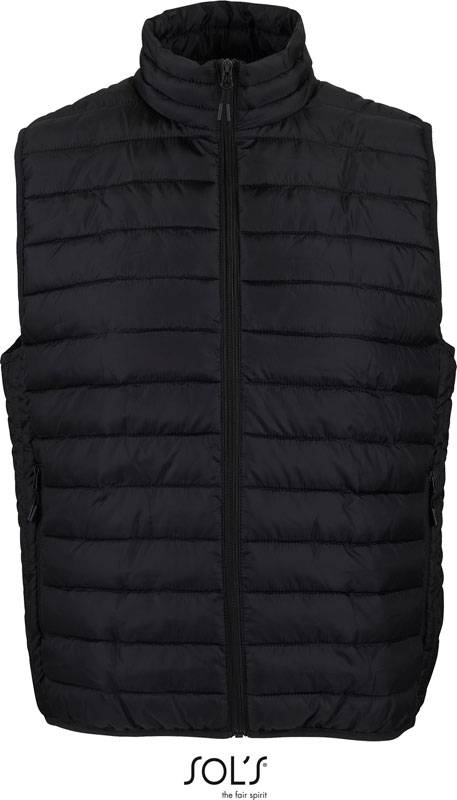 SOL'S | Stream BW Men, Pánska vesta, čierna, M