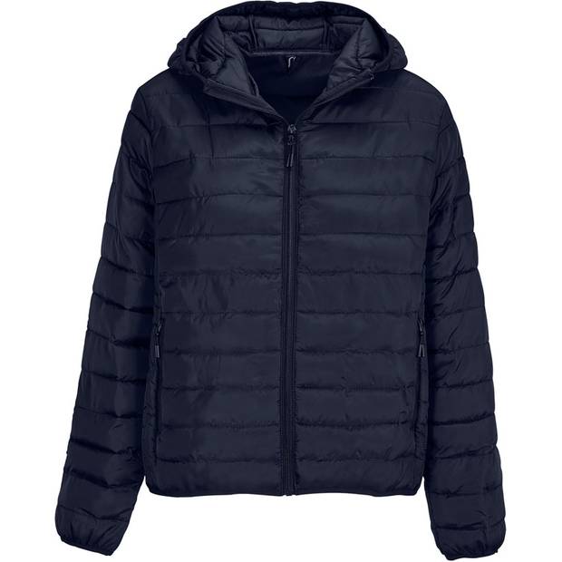 SOL'S|Stream Jacket Women, Ľahká dámska prešív. bunda s kapuc., modrá French Navy, XXL SOL'S|Stream Jacket Women, Ľahká dámska prešív. bunda s kapuc., modrá French Navy, XXL