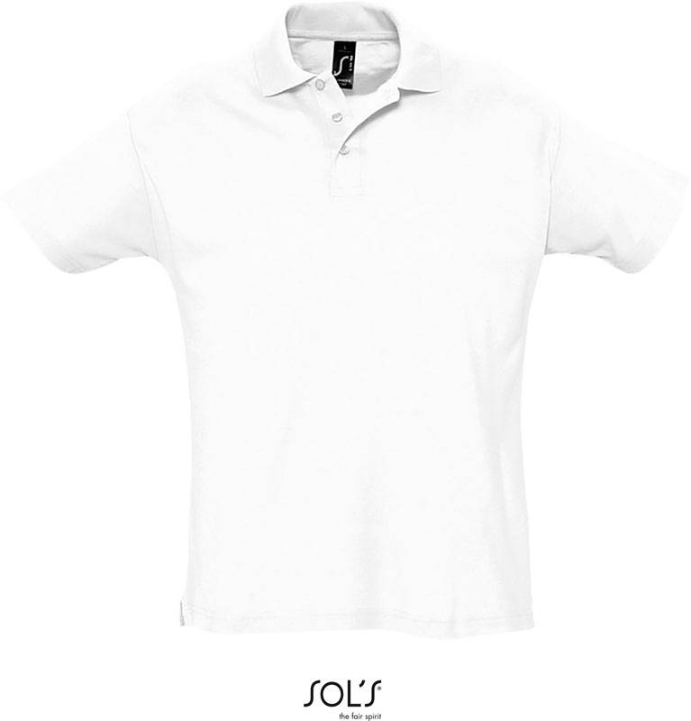 SOL'S | Summer II, Piqué polo, biela, XS