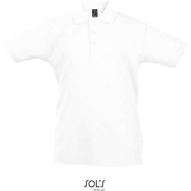 SOL'S | Summer Kids II, Dětské piqué polo, bílá, 4 Y SOL'S | Summer Kids II, Dětské piqué polo, bílá, 4 Y