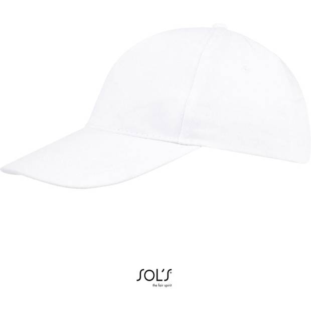 SOL'S | Sunny, 5 panelová baseball. šiltovka, biela SOL'S | Sunny, 5 panelová baseball. šiltovka, biela