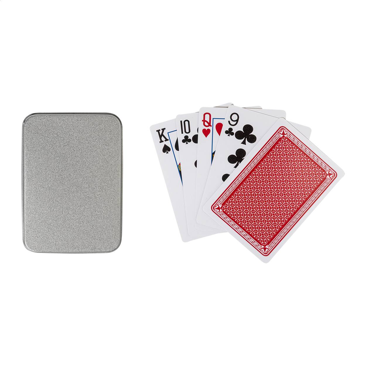 Spades hracie karty, sivá Silver