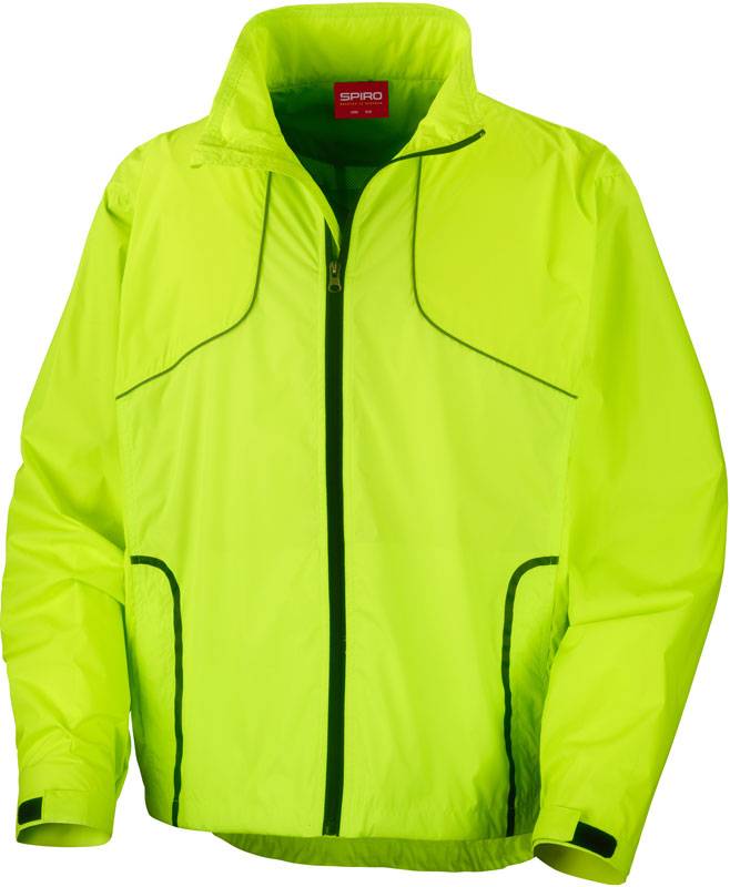 Spiro|S185X, Cyklistická bunda"Trail&Track", zelená Neon Lime, S