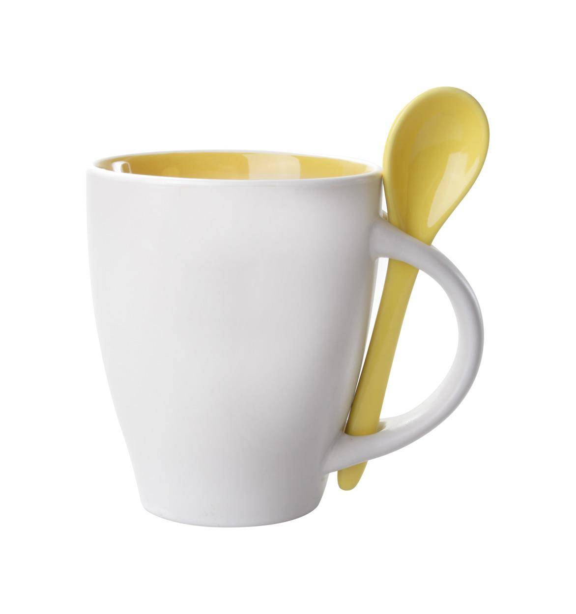 Spoon hrnček se lyžičkou - 300 ml, žltá