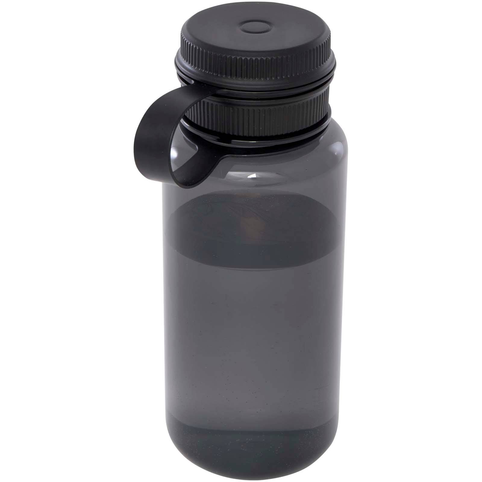 Športová fľaša Ryder s obsahom 900 ml, z materiálu RPET as multifu, čierna