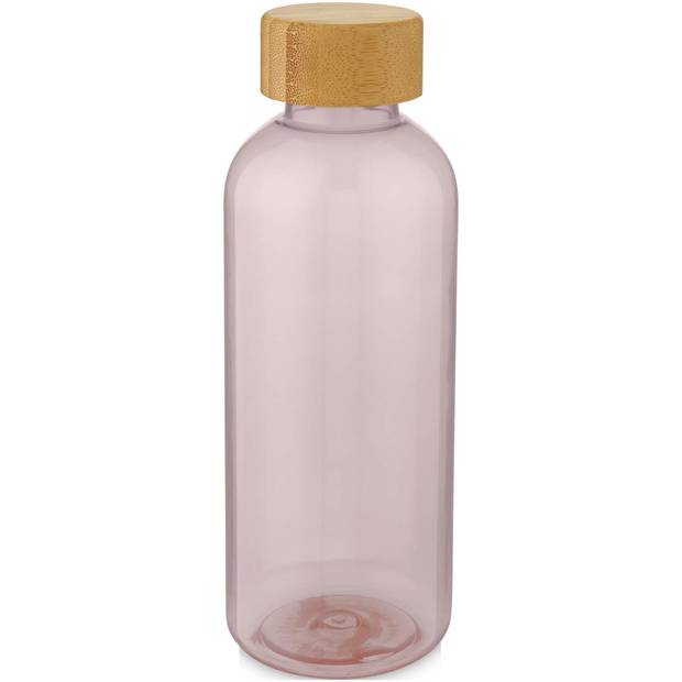 Športová fľaša z recykl. plastu s objemom 650 ml Ziggs, ružová Transparent Športová fľaša z recykl. plastu s objemom 650 ml Ziggs, ružová Transparent