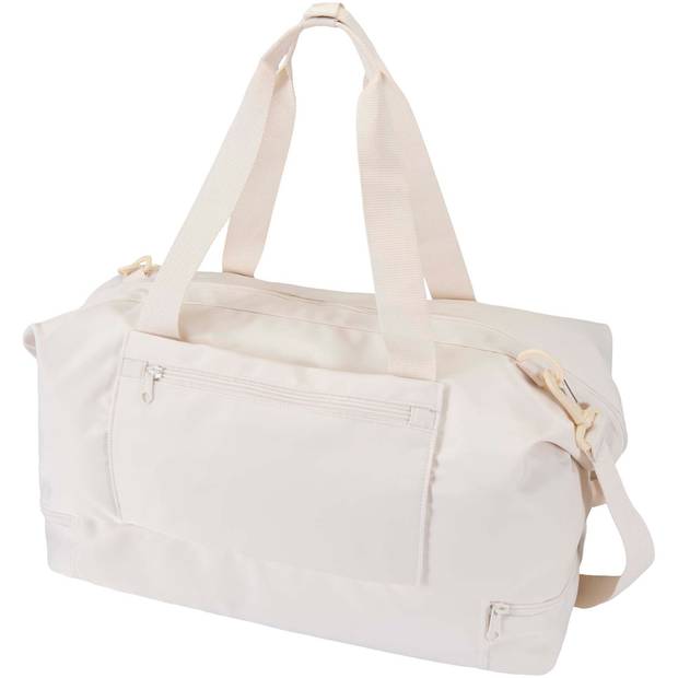 Športová taška Trip Aware™ z recyklovaného materiálu s objemom 42 l, biela Creme Športová taška Trip Aware™ z recyklovaného materiálu s objemom 42 l, biela Creme