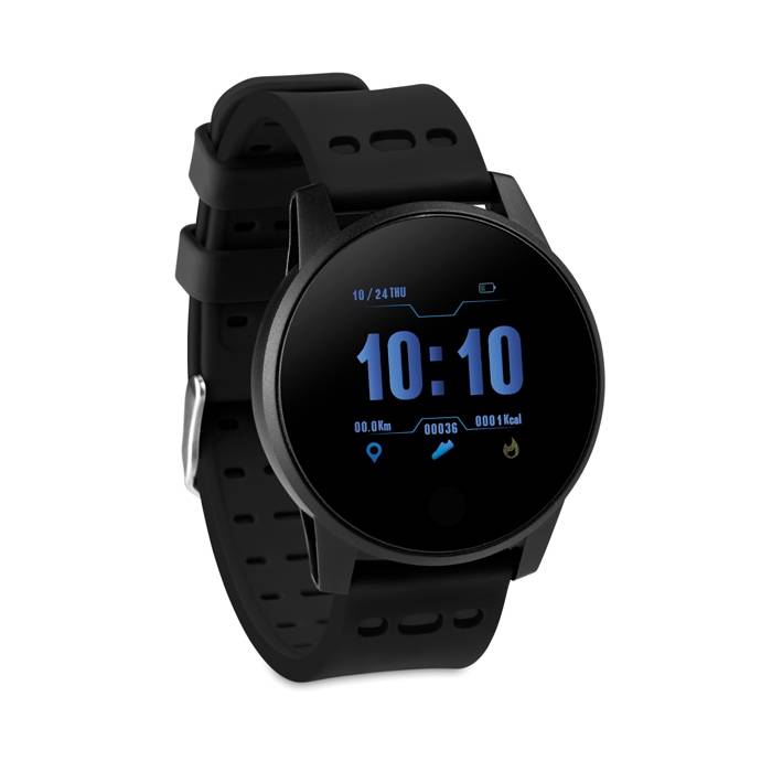 Športové smart hodinky, čierne