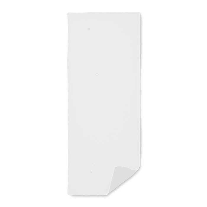 Sportovní ručník, bílá