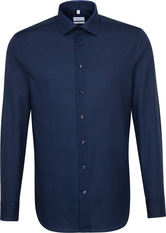 SST | Shirt Slim LSL, Košile s dl. rukávem, modrá navy, 38