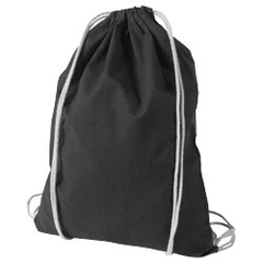 Obrázok ku produktu Sťahovací batoh, bavlna, čierna