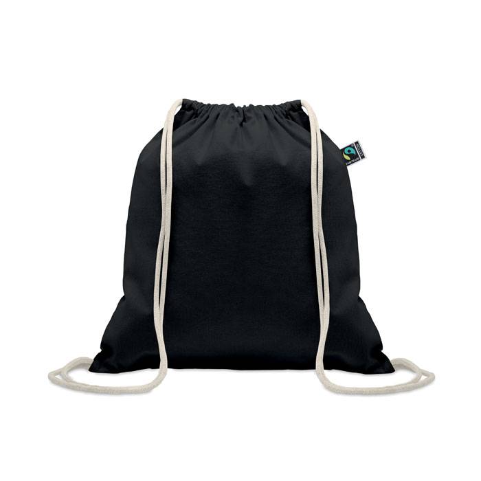 Sťahovací batoh, Fairtrade 180g, čierna